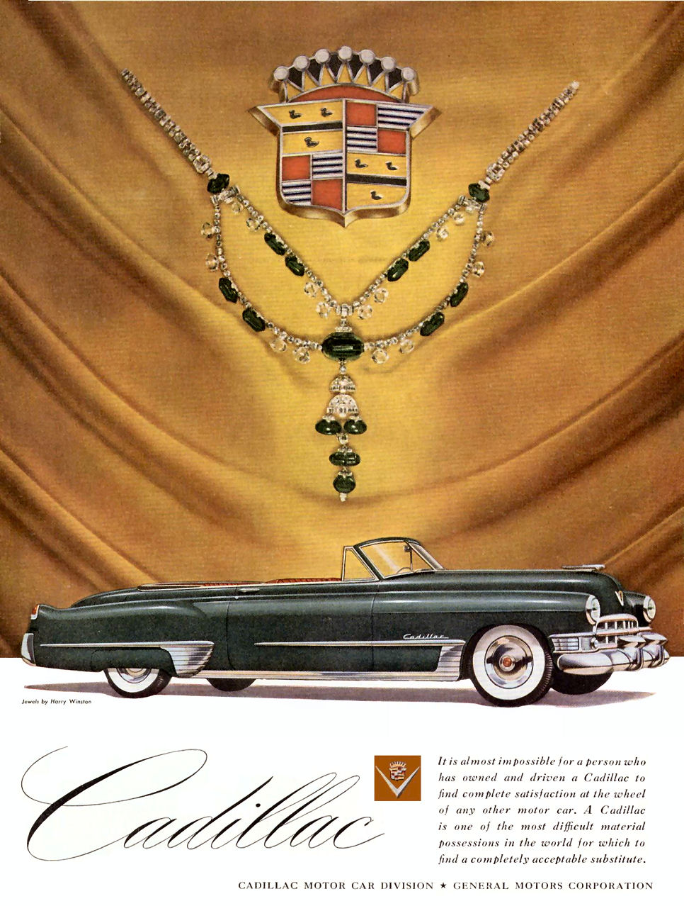1949 Cadillac Auto Advertising